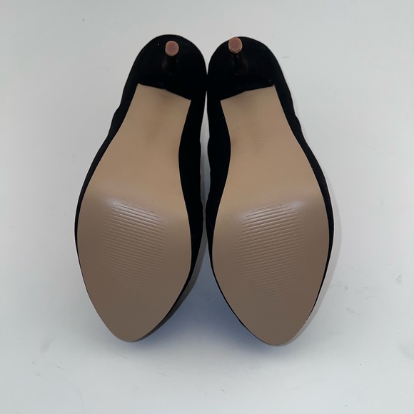 BNIB Obsession Rules Casi Black Suede Platform Bootie Size 8.5 - Picture 7 of 9